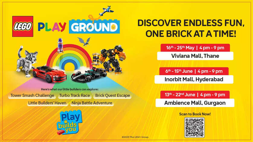 Play with purpose: LEGO® Playground blends imagination, skill-building, and family fun