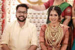 ‘Kudumbavilakku’ actress Athira Madhav ties the knot with long-term boyfriend Rajeev Menon